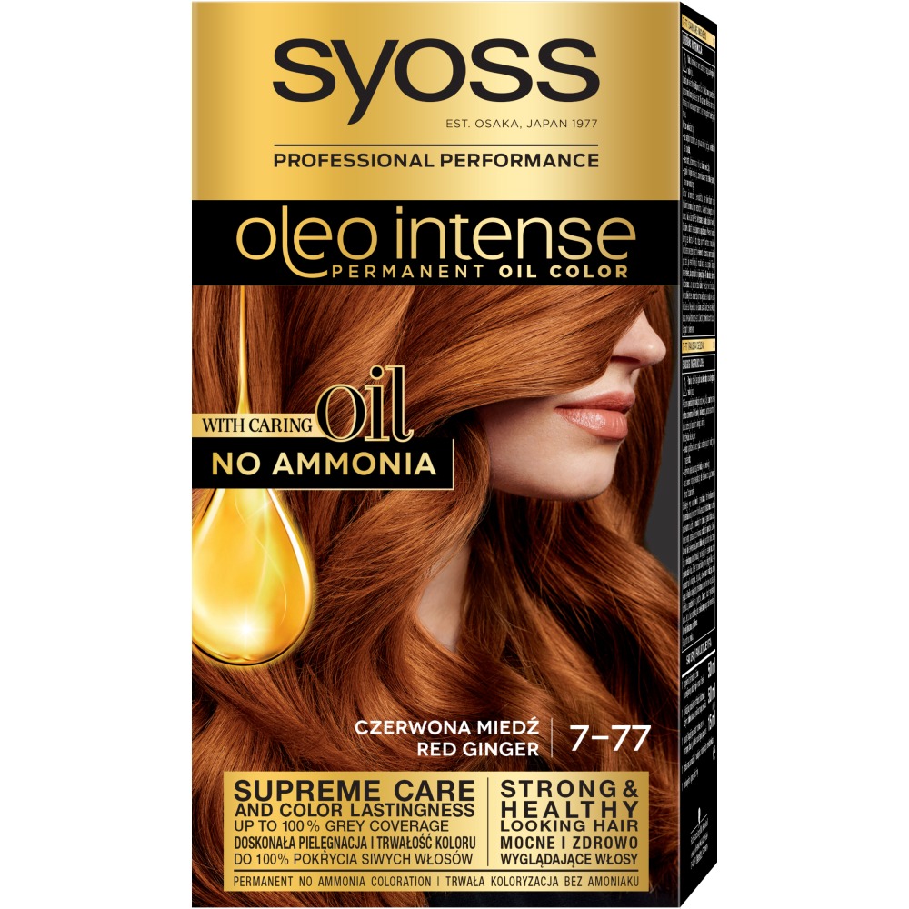 Syoss Oleo Intense 7-77 žiarivo Medený