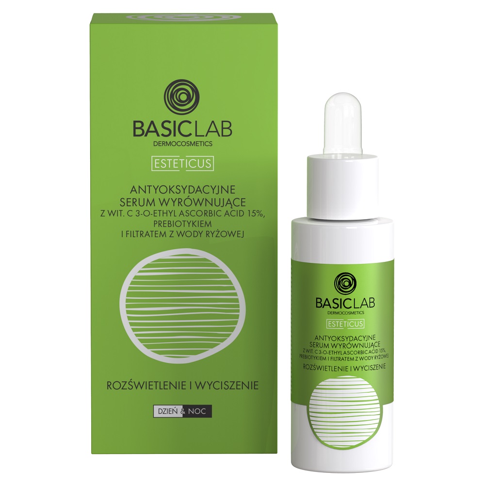 Antioxidačné Sérum Esteticus S Prebiotikom Vit.C 15% A Filtrum Z Ryžovej Vody 30ml