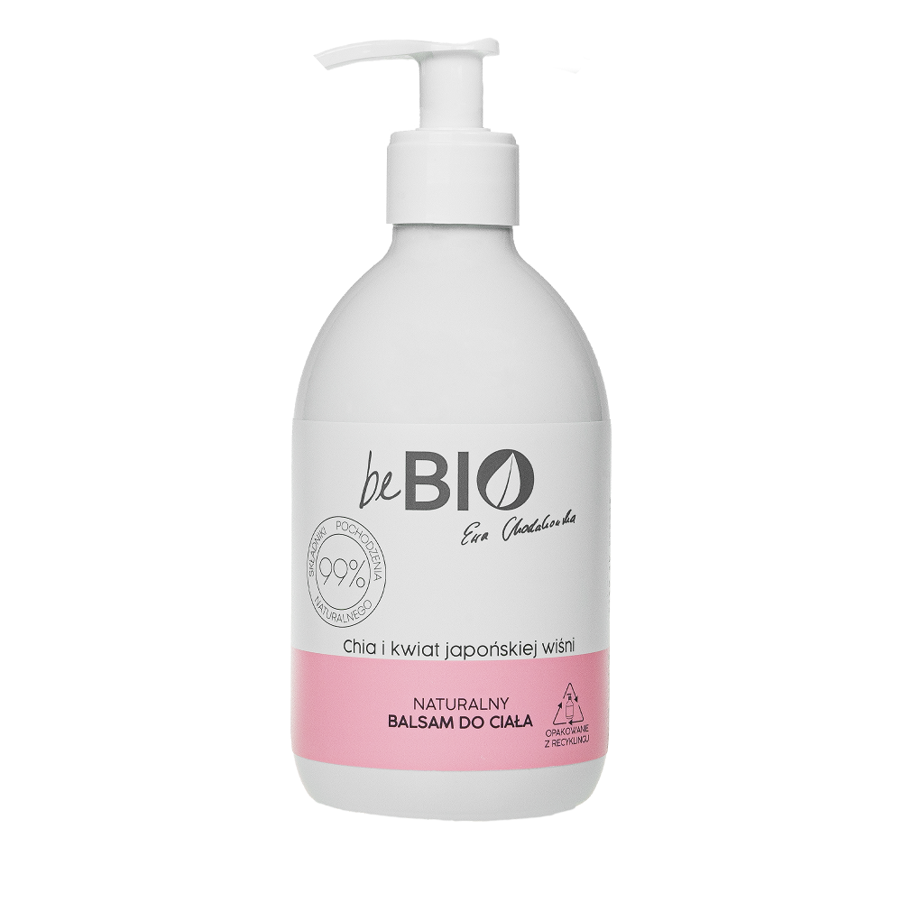 BeBio Ewa Chodakowska, Prírodné telové mlieko s chia a kvetmi japonskej čerešne 400 ml