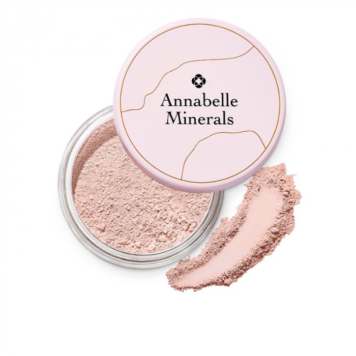 Annabelle Minerals Radiant Mineral Foundation minerálny púdrový make-up pre rozjasnenie pleti Natural Light 4 g