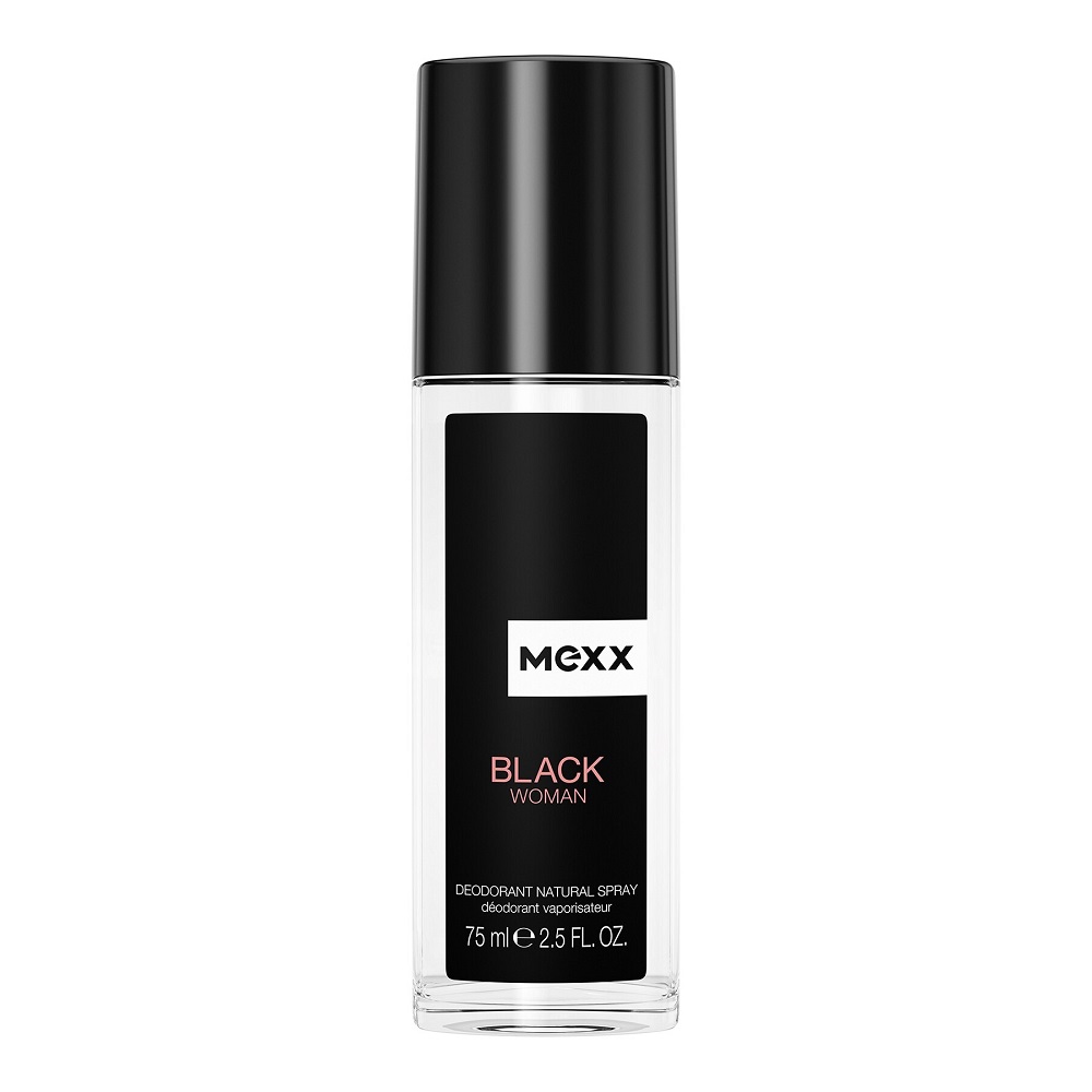Mexx, Black Woman prírodný dezodorant 75ml