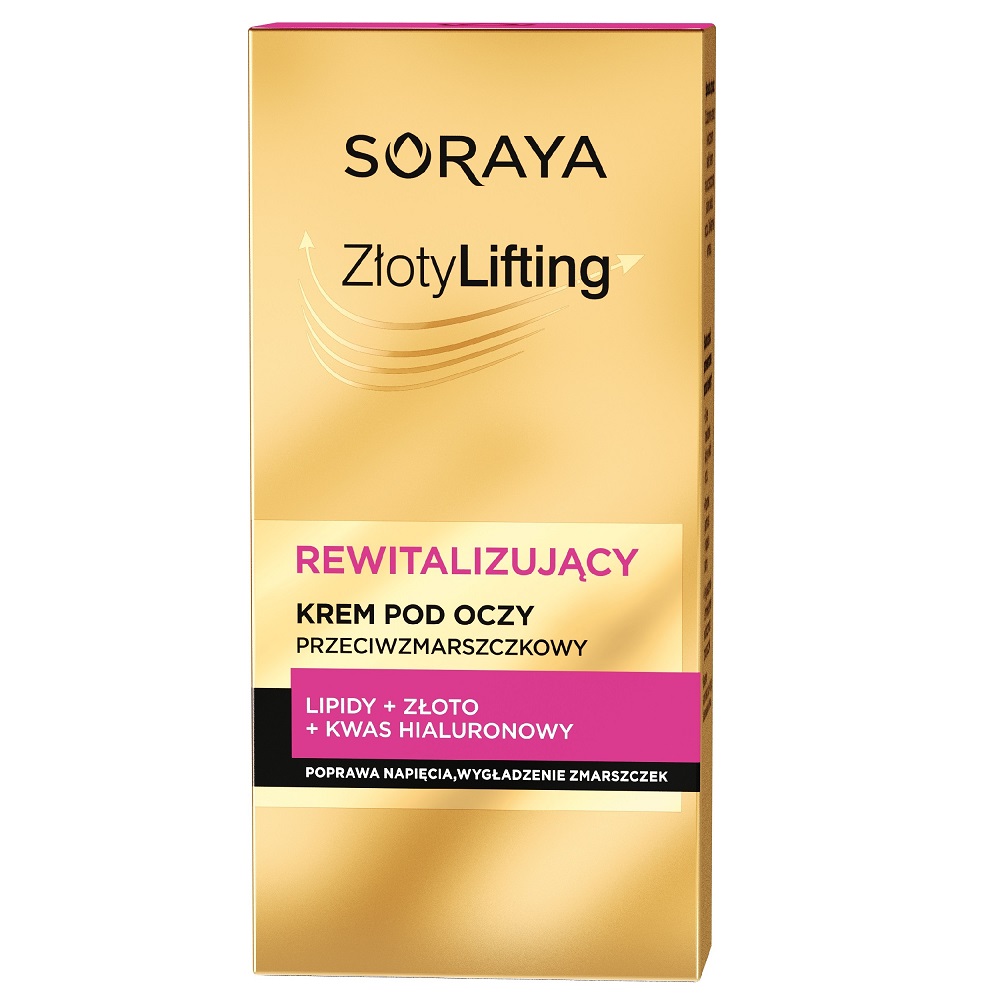 Soraya, Zlatý liftingový revitalizačný očný krém proti vráskam 15ml