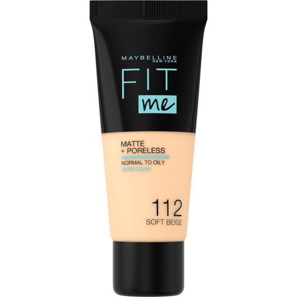 Maybelline Fit Me Make-up Matte + Poreless make-up 112 soft beige 30 ml