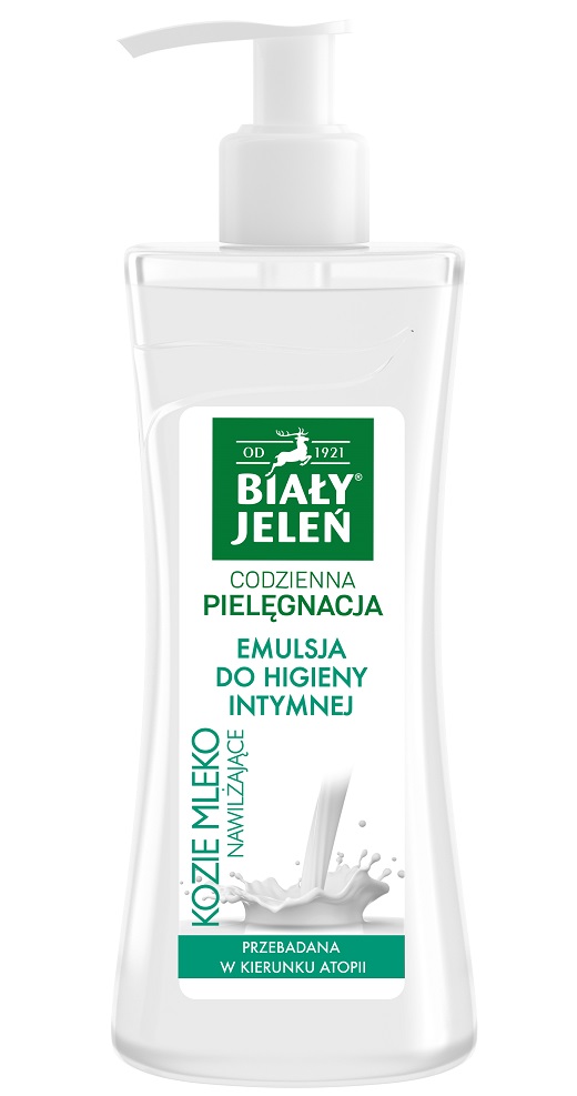 Biely jeleň, kozie mlieko emulzia na intímnu hygienu 265ml