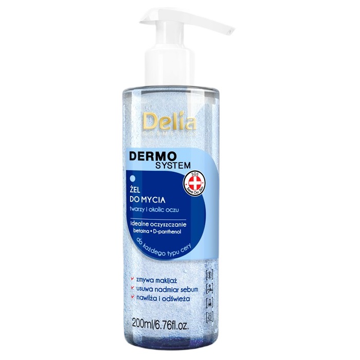 Dermo System Gél Na Umývanie Tváre A Očí 200 Ml