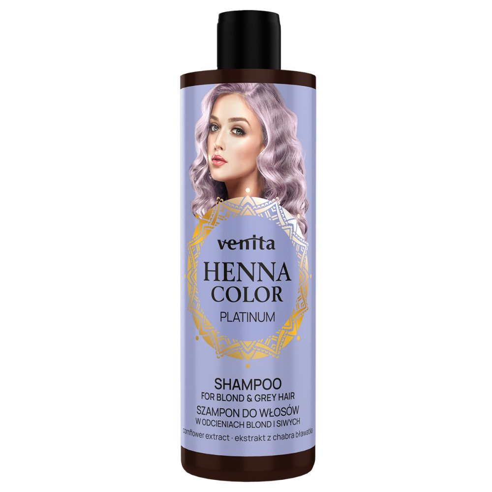 Venita Henna Color Platinum šampón pre blond a šedivé vlasy 300ml
