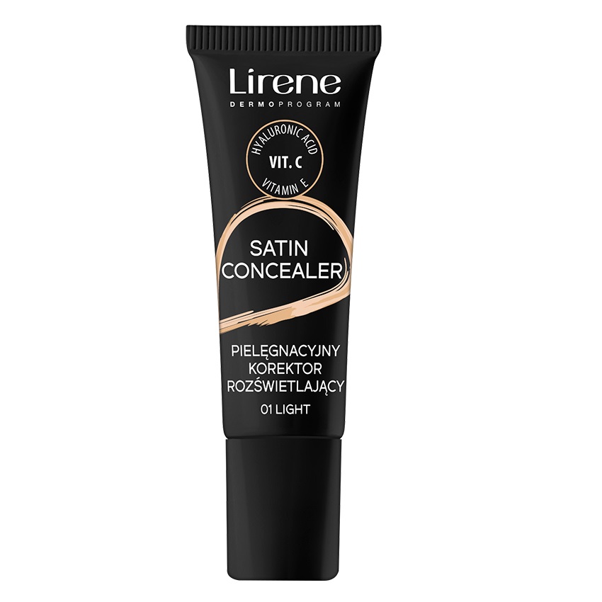 Lirene Satin Concealer péče o pleť rozjasňující korektor 01 Light 10ml
