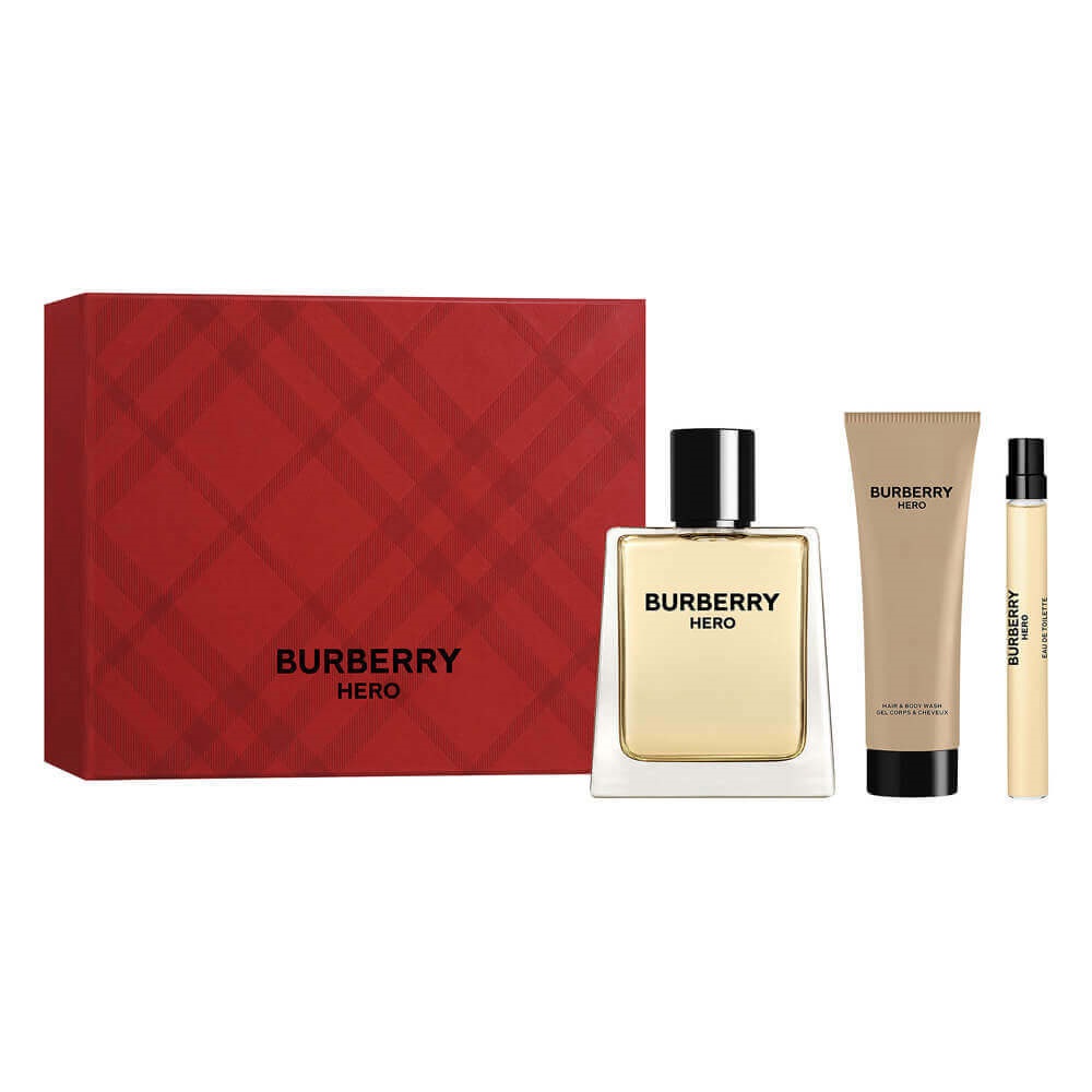 Burberry Hero set toaletní voda 100ml + sprchový gel 75ml + toaletní voda ve spreji 10ml