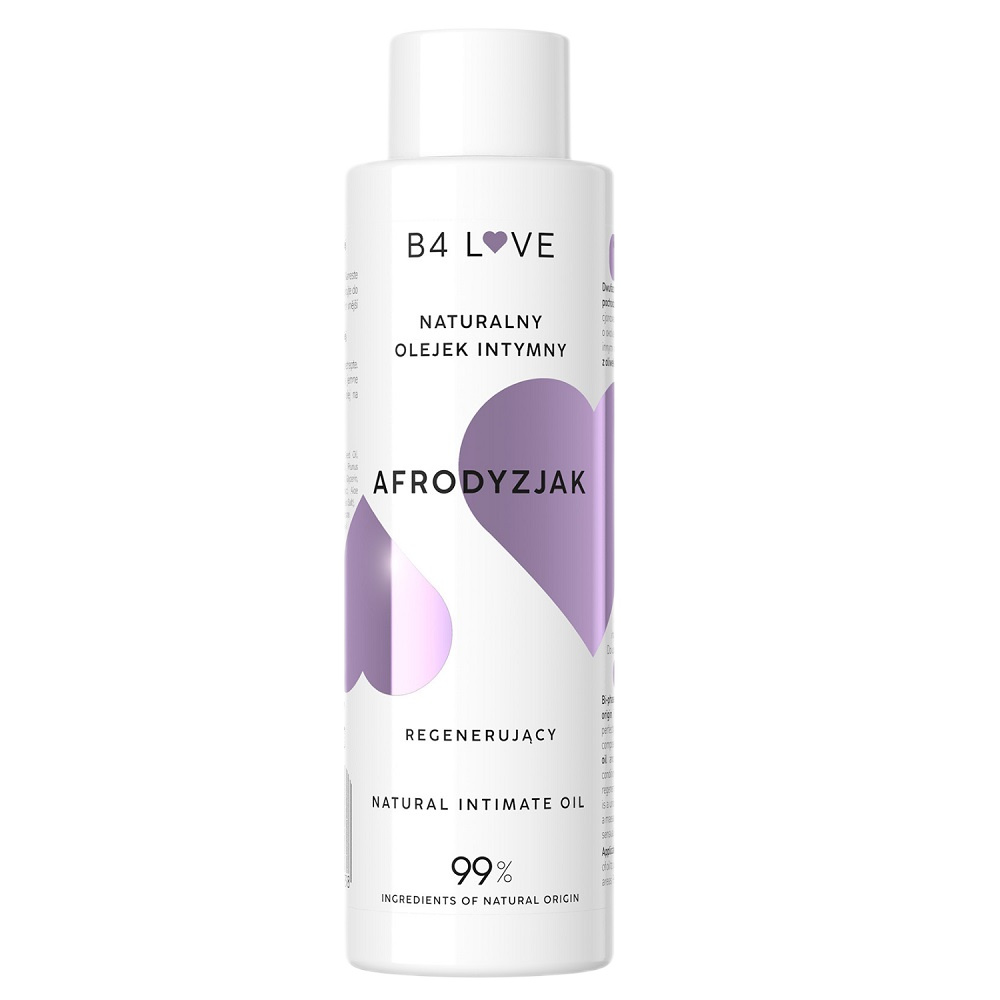 4ORGANIC_B4Love prírodný dvojfázový intímny olej Afrodiziakum 100ml