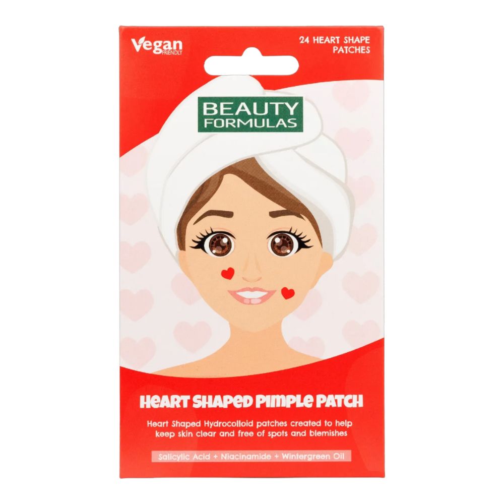 Heart Shaped Pimple Patch Hydrożelowe Plastry Na Niedoskonałości Skóry W Kształcie Serca 24szt.
