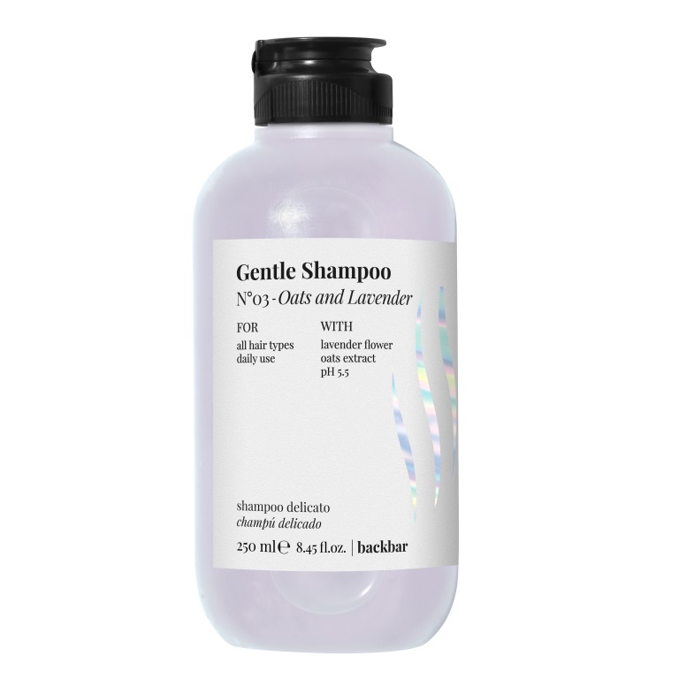 Backbar Gentle Shampoo No. 3: Gentle Hair Shampoo With Oats And Lavender