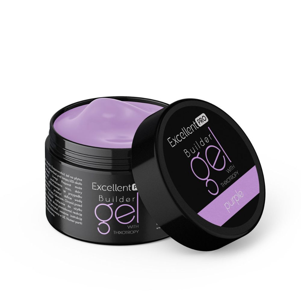 Builder Gel With Thixotropy Purple Construction Gel With Thixotropic Properties