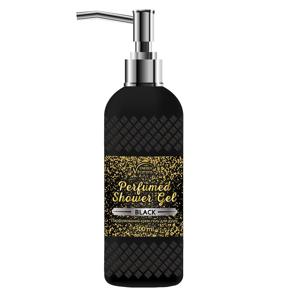 Energia Vitamínov, Parfumovaný Sprchový Gél čIerny 300 Ml