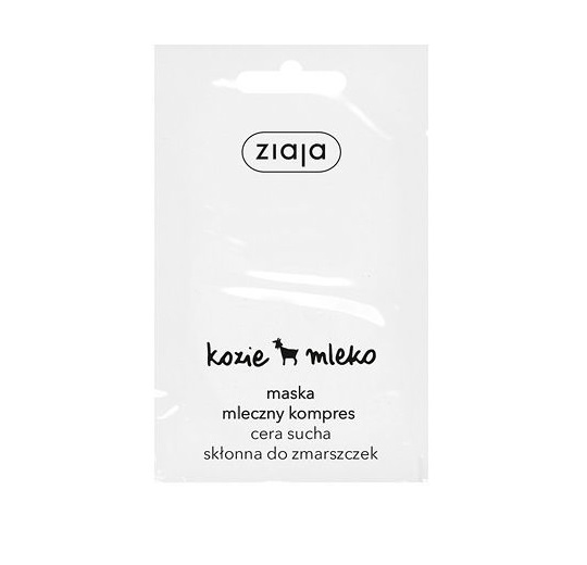 Kozie Mleko Maska Mleczny Kompres Cera Sucha
