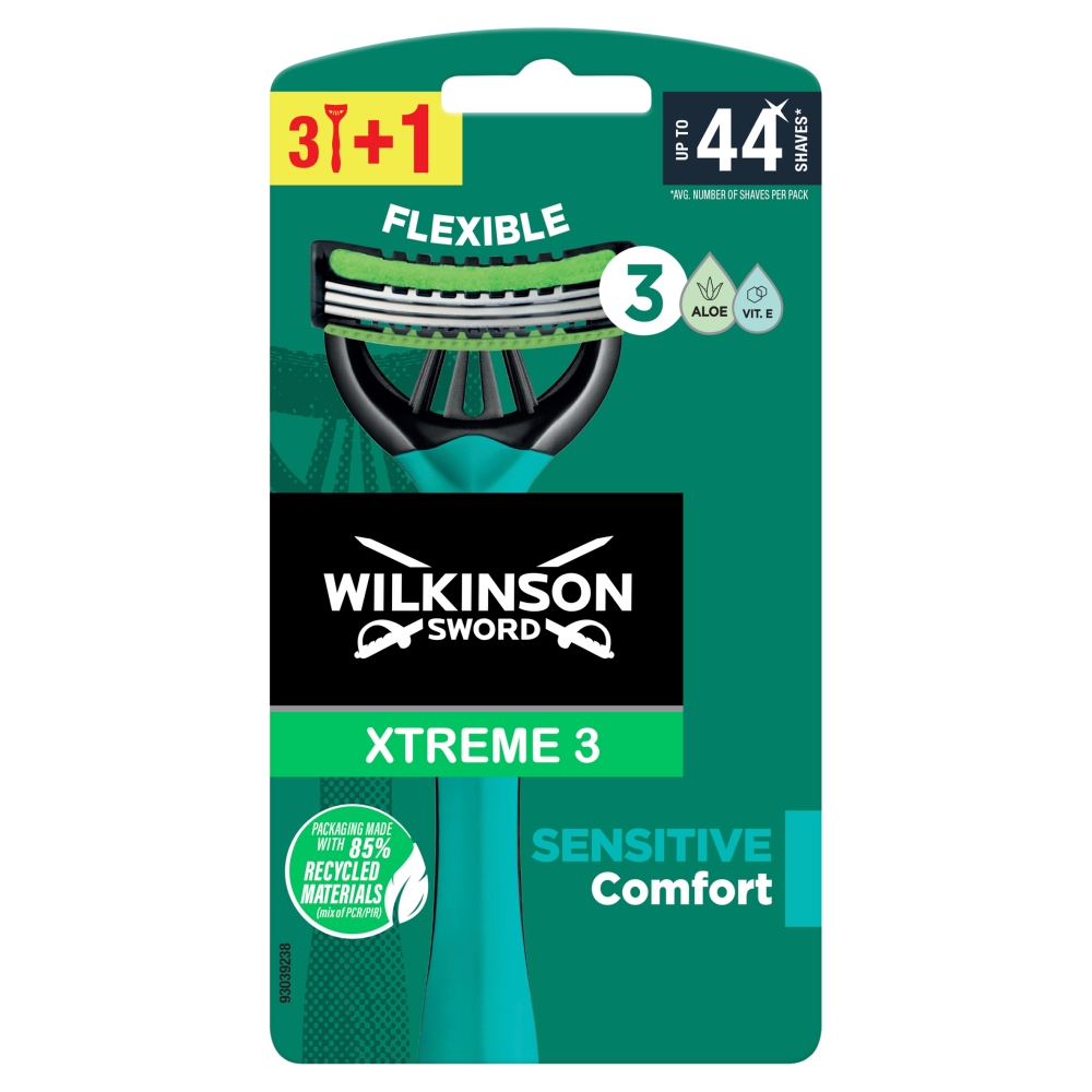 Xtreme3 Comfort Sensitive Disposable Shavers For Men