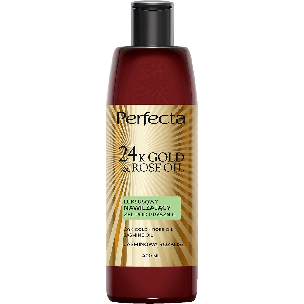 24K Gold & Rose Oil Luksusowy Nawilżający żEl Pod Prysznic Jaśminowa Rozkosz