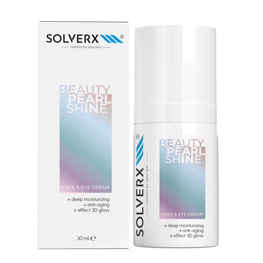 SOLVERX, Beauty Pearl Shine krém na tvár a oči 30ml