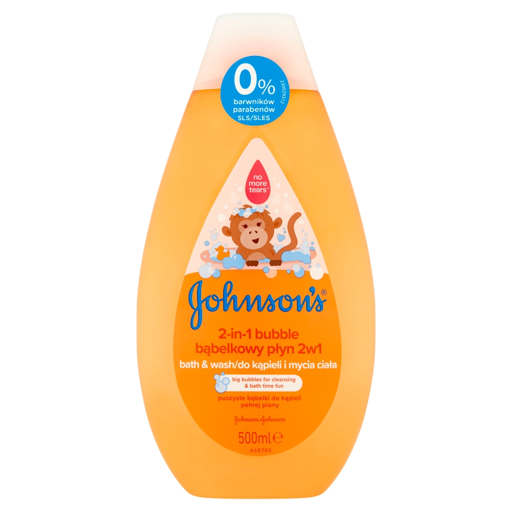 Johnson's Bubble Bąbelkowy Płyn Do Kąpieli I Mycia Ciała 2w1