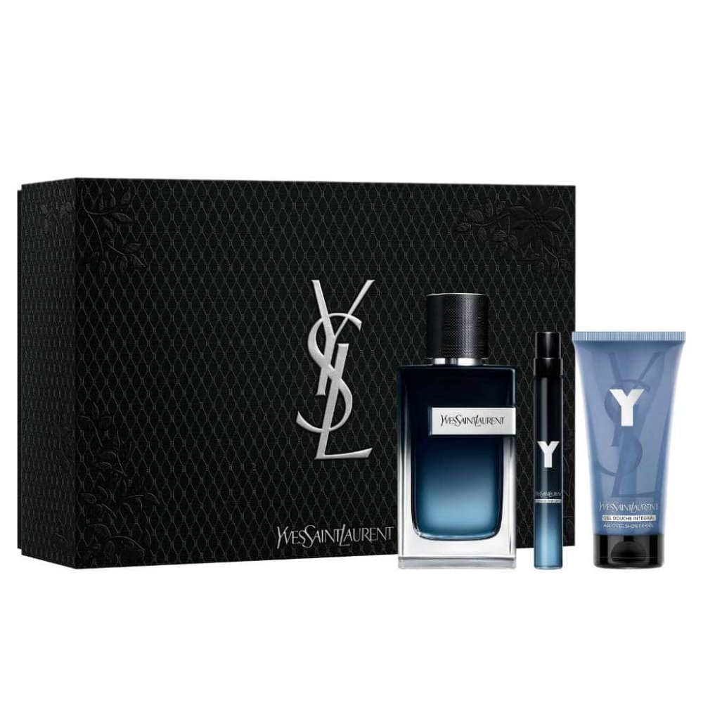 Y Pour Homme Zestaw Woda Perfumowana Spray + Woda Perfumowana Spray + żEl Pod Prysznic