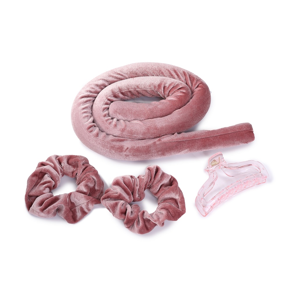 Lisa Hair Curling Set Lisa Bez Tepelné úPravy Vlasů Ružová
