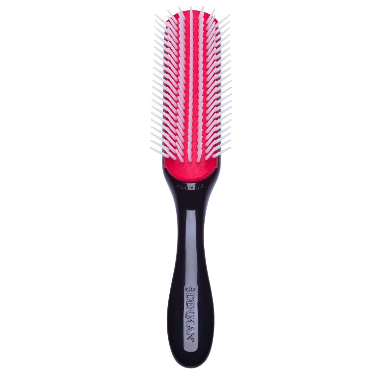 D3 Original Styler 7 Row Brush Curl Styling Brush Black And Red