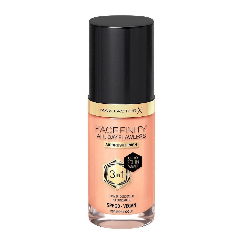 Facefinity All Day Flawless 3w1 Kryjący Podkład W Płynie C40 Light Ivory 5