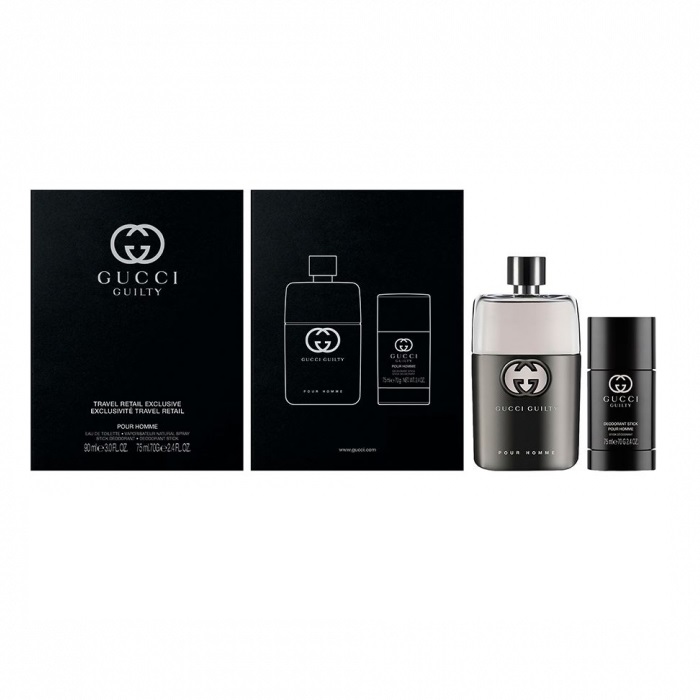 Gucci Guilty Pour Homme EDT 90 ml + deo-stick 75 ml darčeková sada