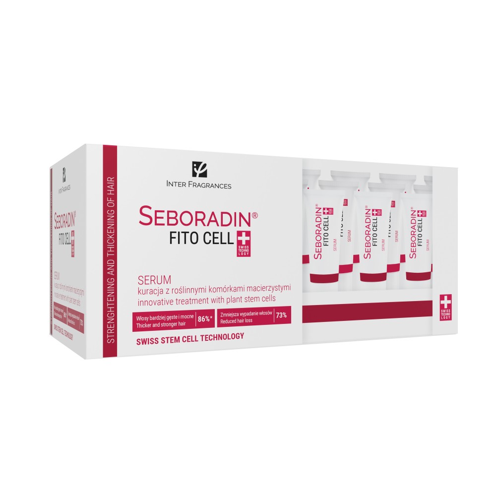 SEBORADIN, Fito Cell sérum s kmenovými buňkami pro stimulaci růstu vlasů 15x6g