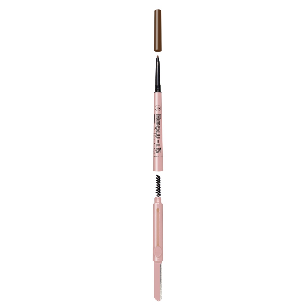 Brow-La 3in1 Mapping & Shaping Brow Pencil Tužka Na Obočí 3v1 102 Warm Caramel 3