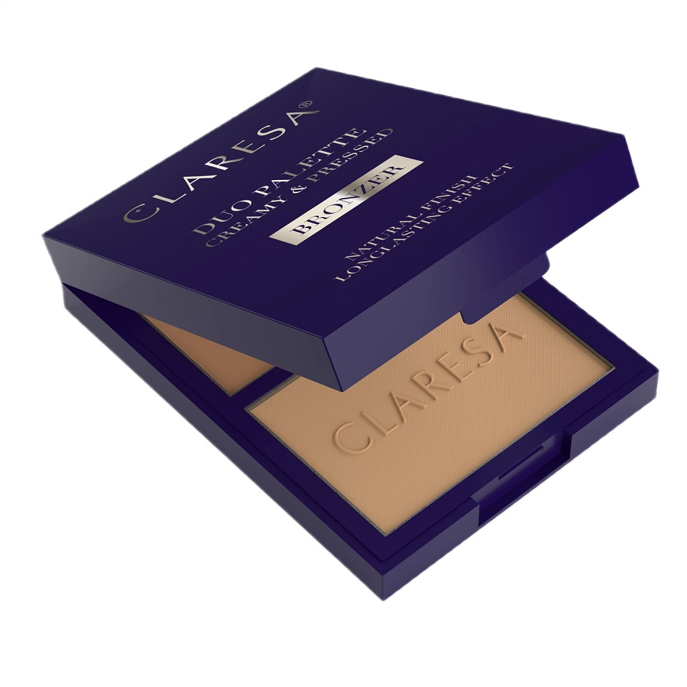 Duo Palette Creamy & Pressed Kremowo-pudrowa Paleta Do Konturowania 01 More Sculpted
