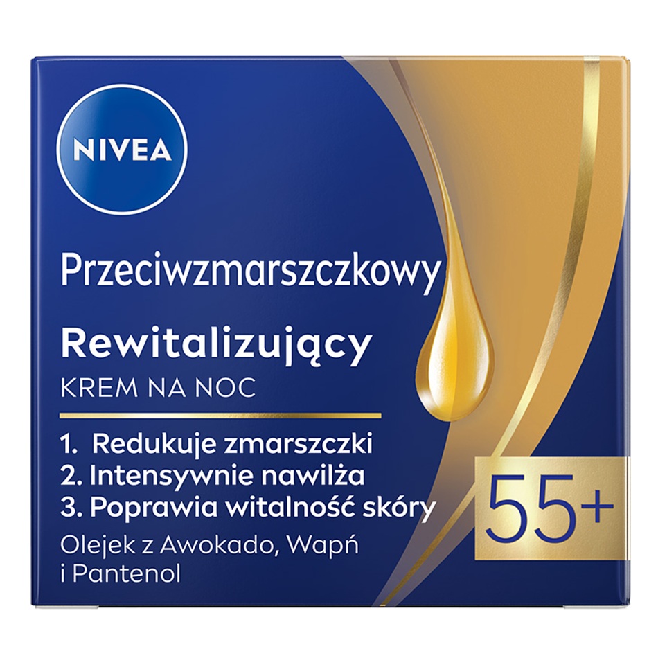 Przeciwzmarszczkowy + Rewitalizujący Noční Krém 55+