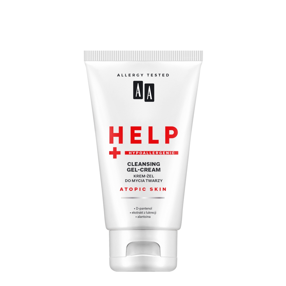 AA, Help Atopic Skin čistiaci krém-gél na tvár bez vône 150 ml