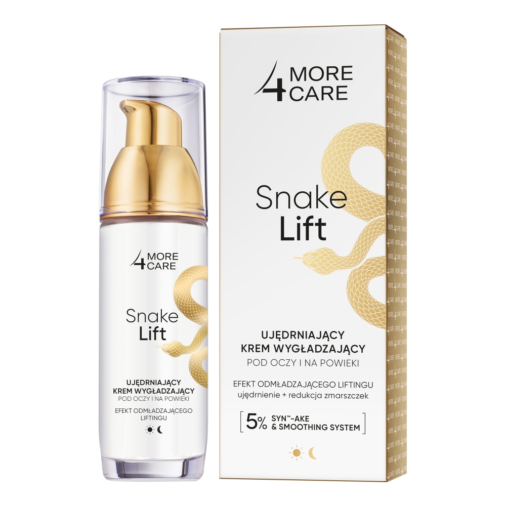 More4Care, Spevňujúci vyhladzujúci krém na oči a očné viečka Snake Lift 35 ml