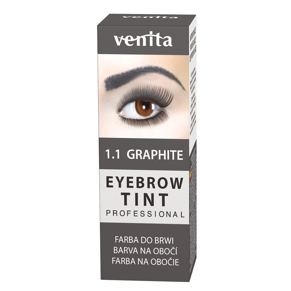 Venita Henna Professional barva na obočí a řasy 1.1 Grafit 2,5 g