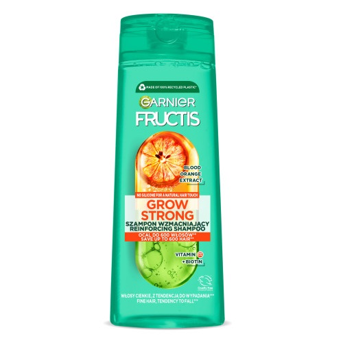 Fructis Grow Strong Orange Posilňujúci šAmpón Pre Jemné Vlasy So Sklonom K Vypadávaniu…