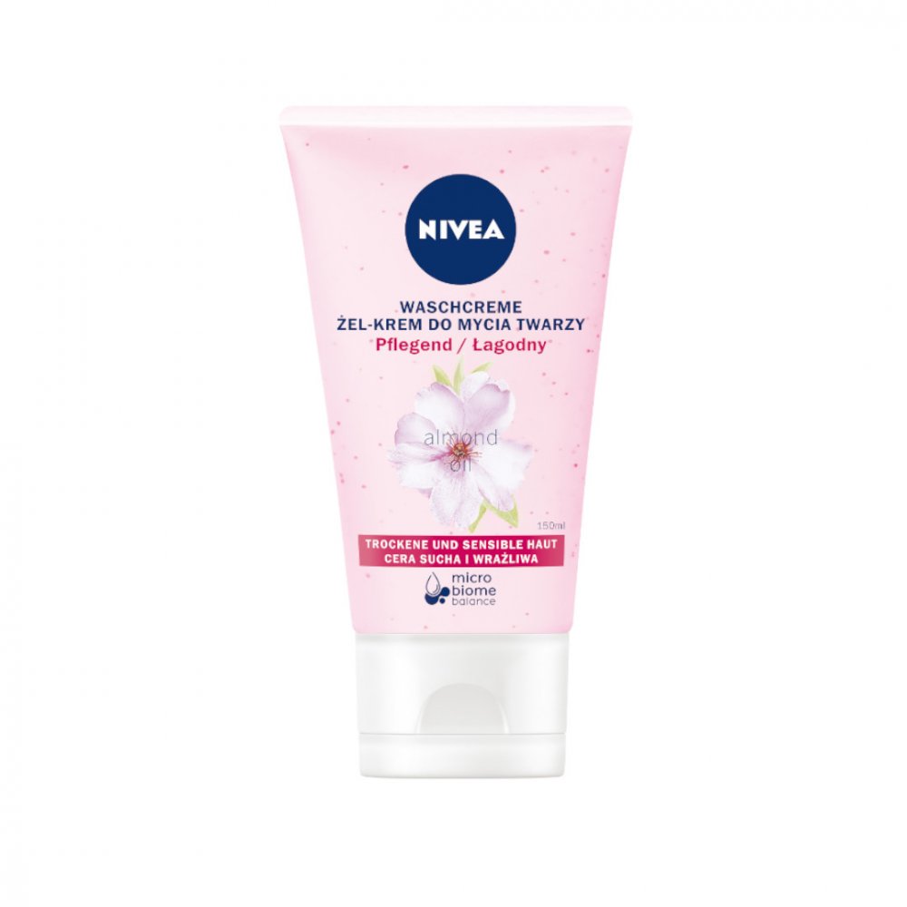 Nivea, Umývací gél-krém na tvár pre suchú a citlivú pleť 150ml
