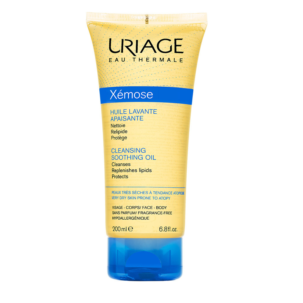 URIAGE, Xemose Čisticí zklidňující olej do sprchy a koupele 200ml
