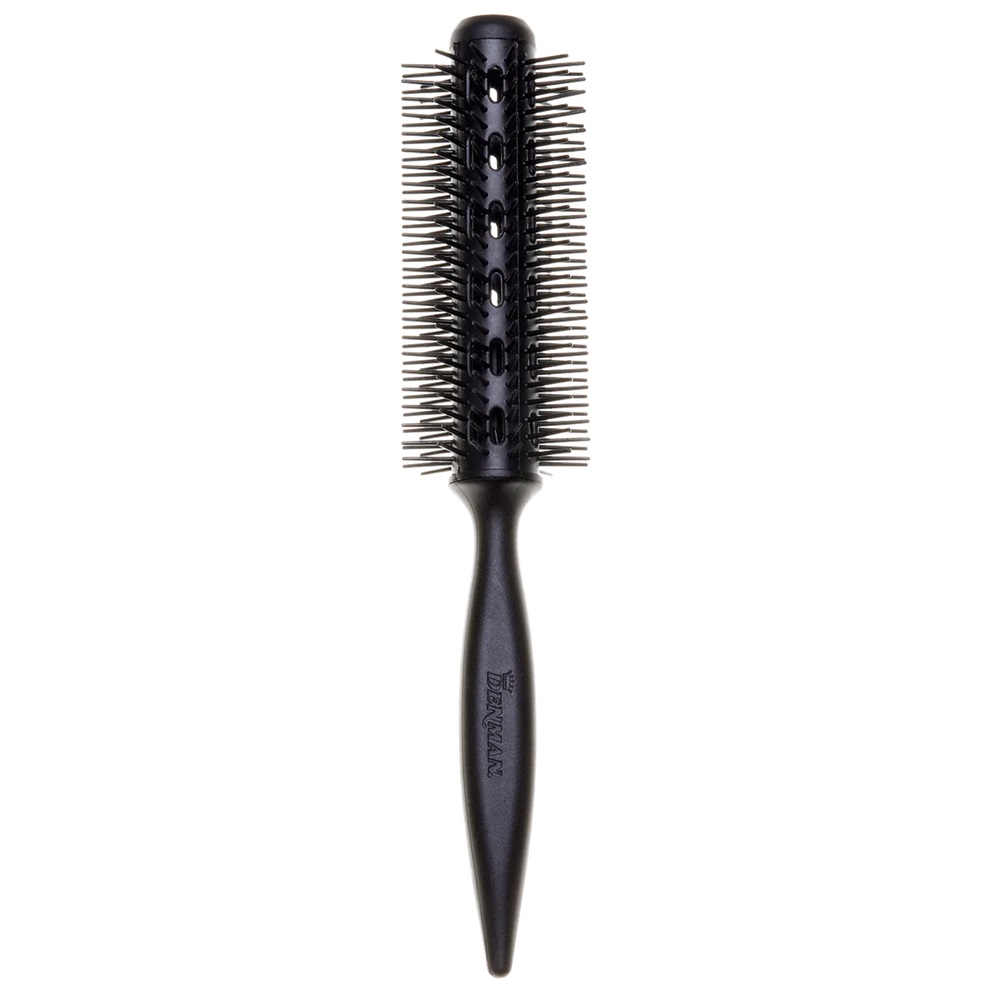 Denman, D300 Hyflex Radial Vent Brush odvětrávaný kartáč na vlasy Black