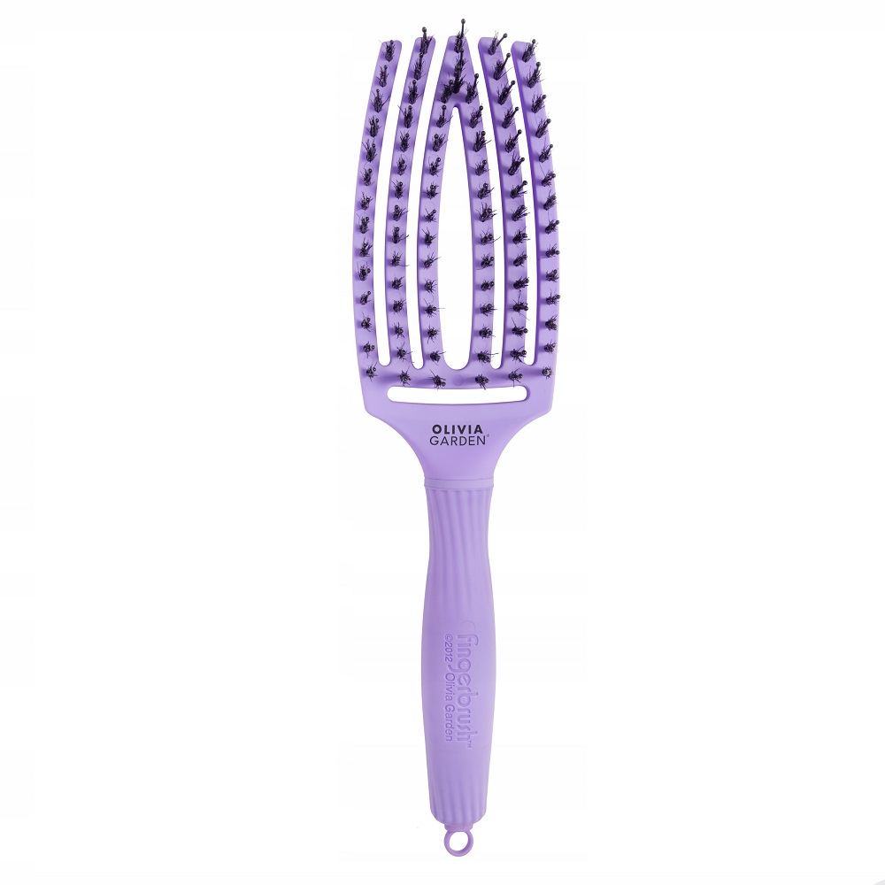 Olivia Garden Finger Brush Combo Pastel pastelové kefy na vlasy Medium fialová