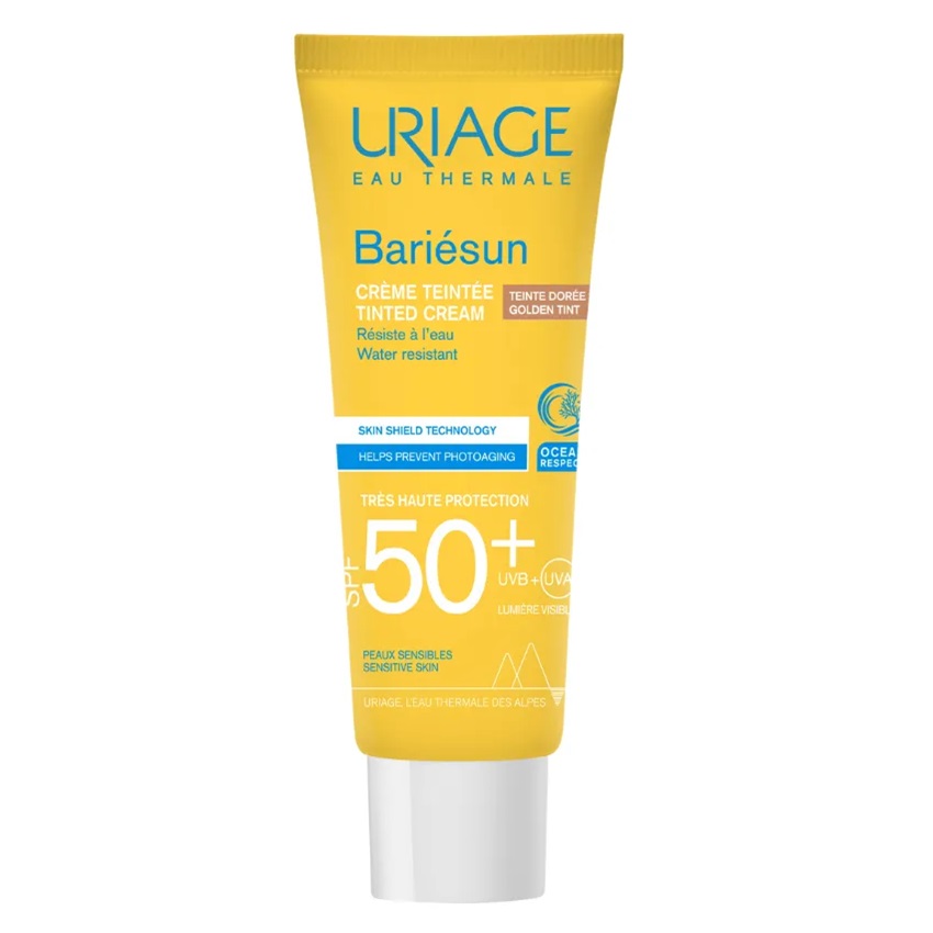 Uriage Bariésun ochranný tónovací krém na tvár SPF50+ Golden 50 ml