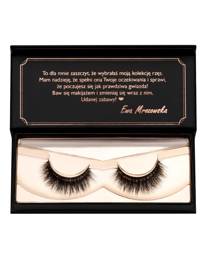 Ewa Mrozowska Collection Umelé Riasy Na Páse Gold Queen 1 Pár