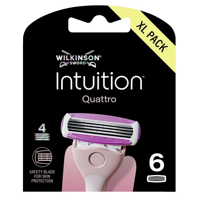 Intuition Quattro Wkład Z 4 Ostrzami 6szt