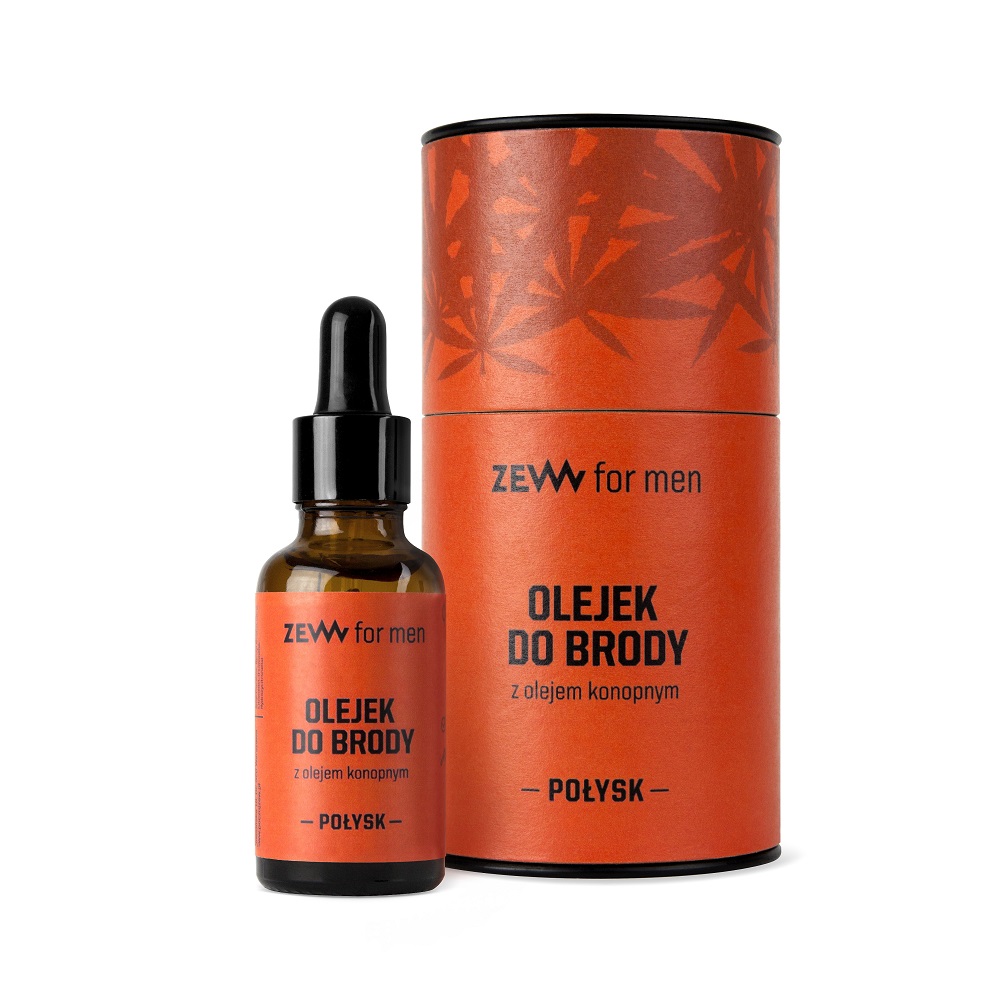 Zew For Men, Olej na fúzy s konopným olejom 30ml