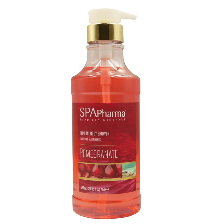 Minerálny Telový Sprchový Gél S Minerálmi Granátové Jablko 750ml