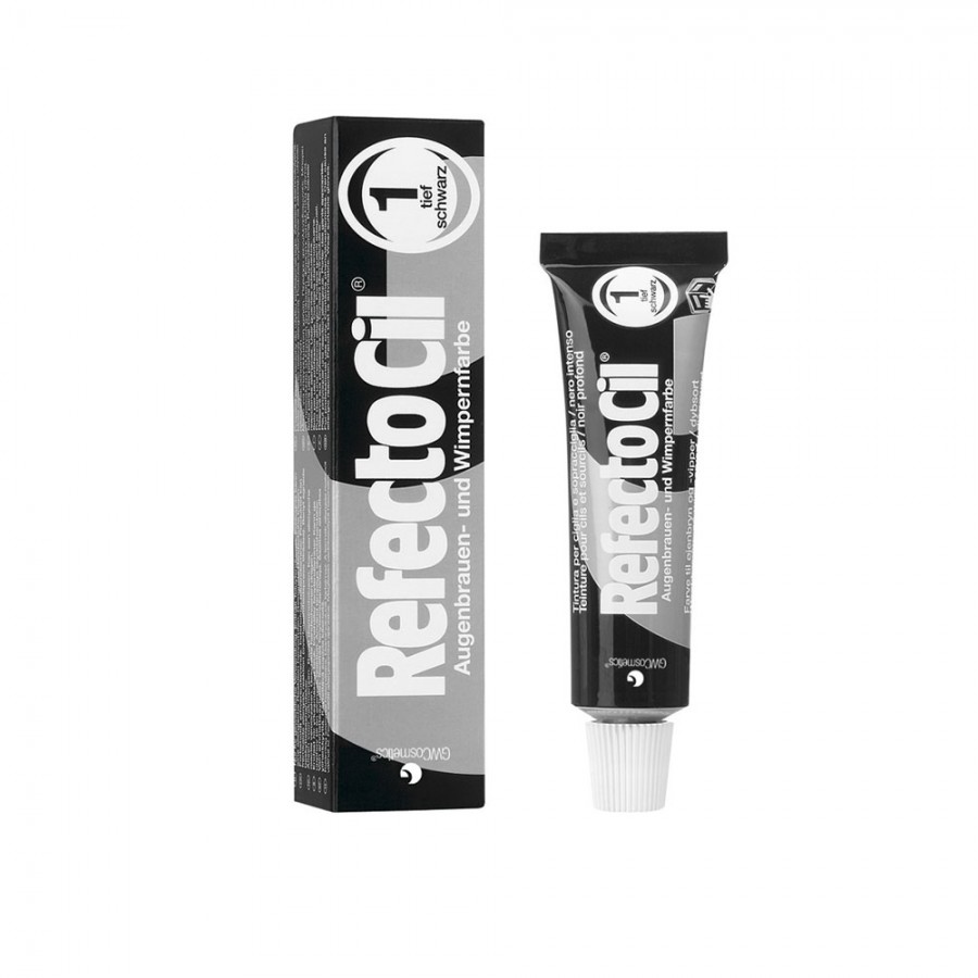 Refectocil, Řasy a obočí tinktura henna na obočí a řasy 1 Pure Black 15ml