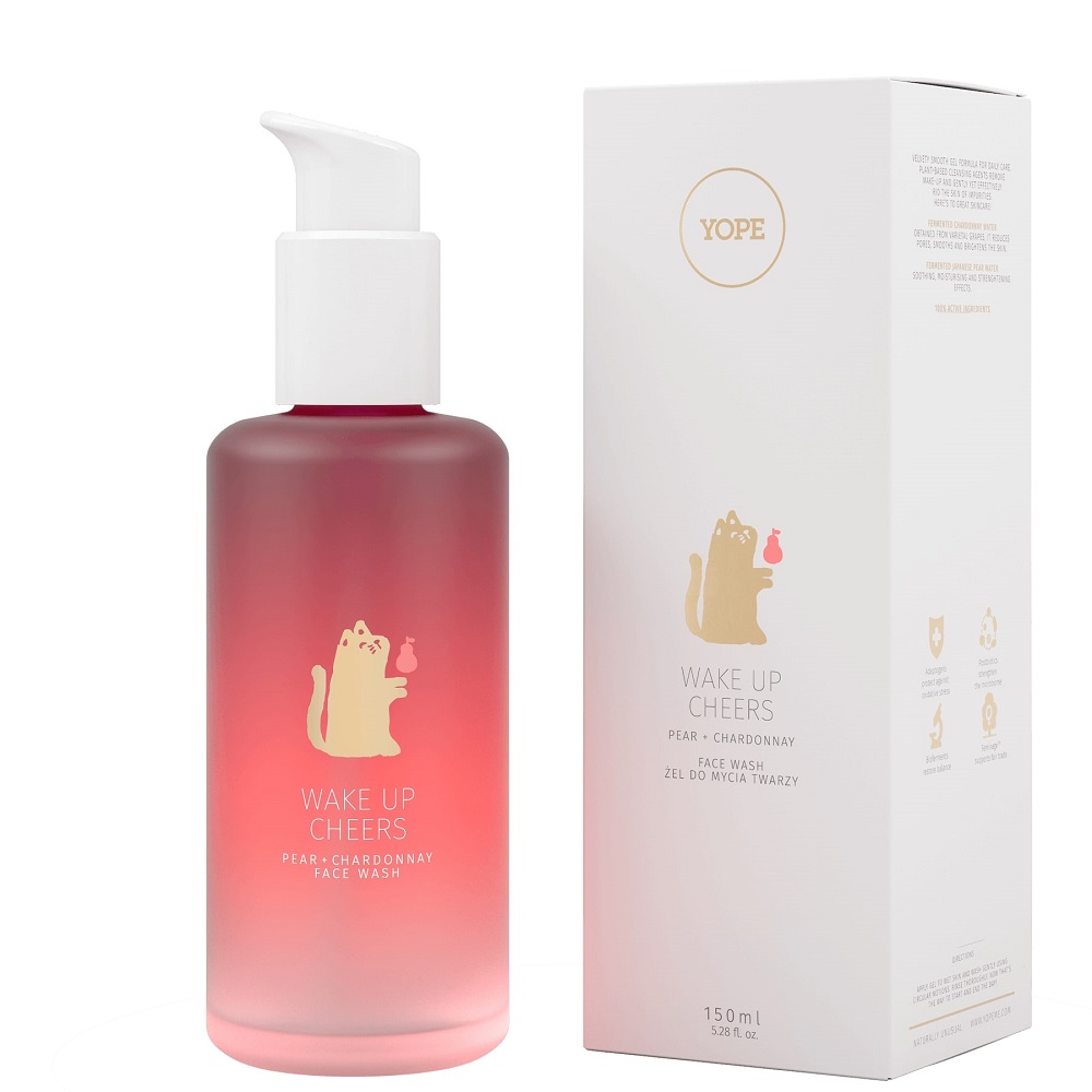 Yope Wake Up Cheers Chardonnay Pear jemný čistiaci gél 150 ml