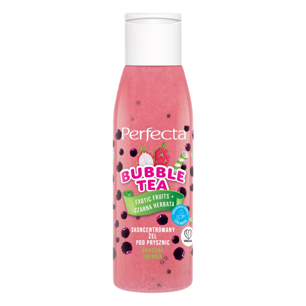Perfecta, koncentrovaný sprchový gél Bubble Tea Exotic Fruits + Black Tea 100ml