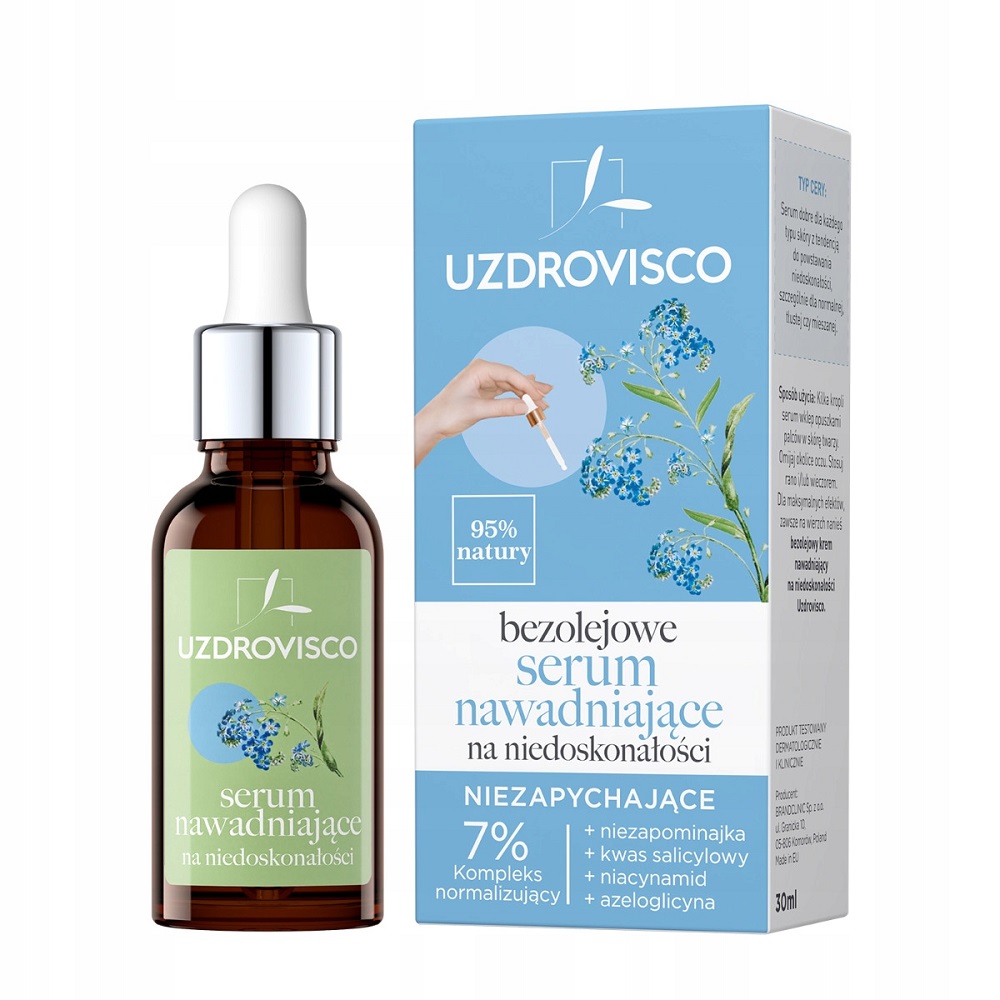UZDROVISCO, Bezolejové hydratačné sérum na nedokonalosti 30ml