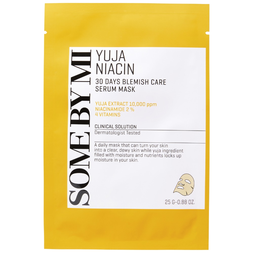 Yuja Niacin Blemish Care Serum Mask Rozjaśniająca Maska-serum W Płachcie
