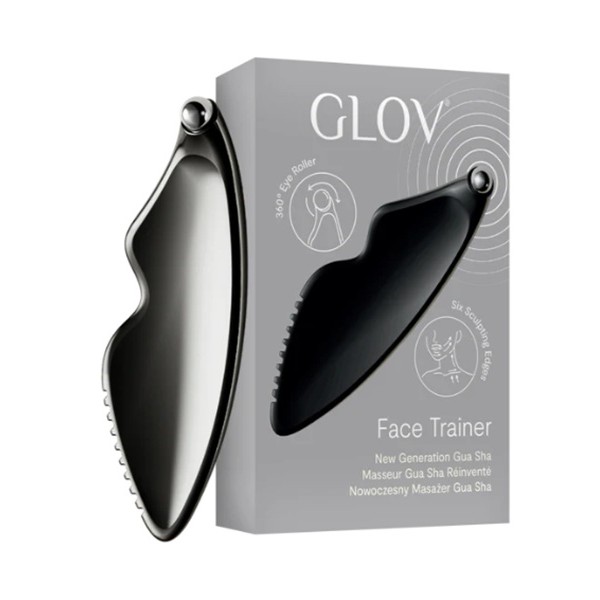 Face Trainer Moderní Masážní Přístroj Gua Sha Black